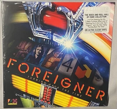 LP FOREIGNER Turning Back The Time (2LPs CLEAR Vinyl, 2024) NEW MINT SEALED - Image 1 of 2