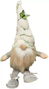 Cappello sfocato barba bicolore gnomo giardino delle fate T4111 bacche vite farfalla - Foto 1 di 2