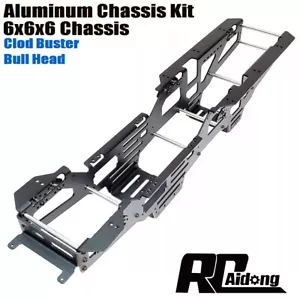 New Aluminum 6X6X6 Chassis Kit for Tamiya Clod Buster / Bull Head Upgrades Parts - Picture 1 of 10