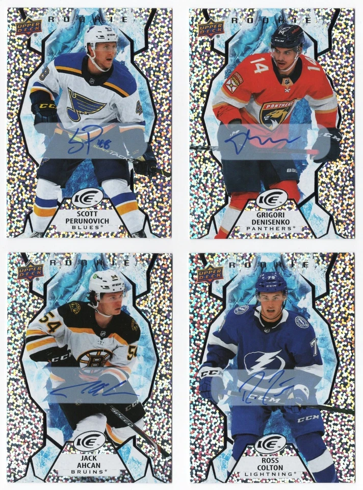 2021-22 Upper Deck Ice Rookie White Snowflake Autograph Pick From List !! - Image 1 of 1