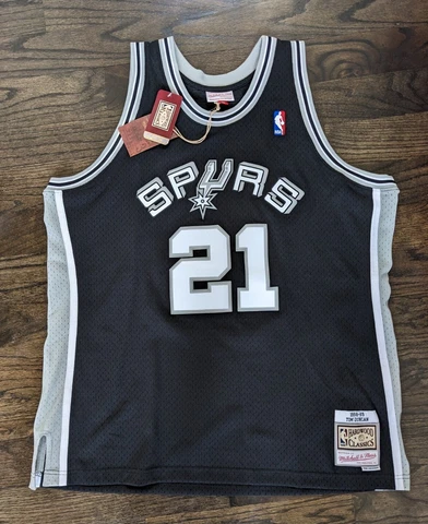 Mitchell & Ness Tim Duncan #21 San Antonio Spurs Swingman Jersey Sz 2XL Cover