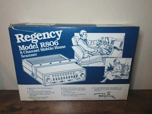 Vintage Regency Model R806, 8 Channel Mobile Home Scanner, Police - Zdjęcie 1 z 6