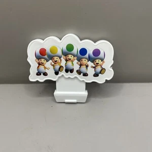 Hot Wheels MarioKart Circuit Track Set 2019 pieza de repuesto letrero de multitud de hongos - Imagen 1 de 3