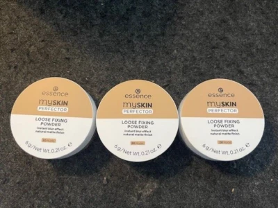 Lot of 3 Essence My Skin Perfector Loose Fixing Powder 20 Nude  New, Sealed - Image 1 of 2