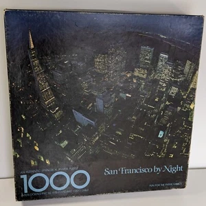 Springbok Puzzle PZL5911 San Francisco by Night 1000PC 24x30 OPEN BOX UNCOUNTED - Picture 1 of 9