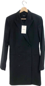 Theory Black Double-Breasted Blazer Dress UK 8 - Picture 1 of 7