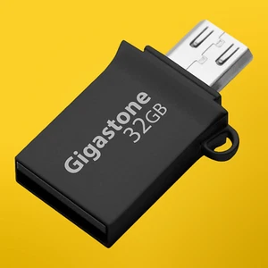 Gigastone OTG USB Drive Metal OTG 32GB USB 3.0 Flash Drive (GS-U332OTG-R) - Afbeelding 1 van 8