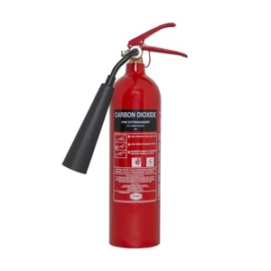 PREMIUM REFURB 2KG CO2 FIRE EXTINGUISHER, FULL, HORN & BRACKET, FREE DELIVERY! - Picture 1 of 1