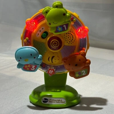 VTech Baby Lil' Critters Sing-Along Toy Spin Discover Ferris Wheel w/Suction Cup - Image 1 of 4