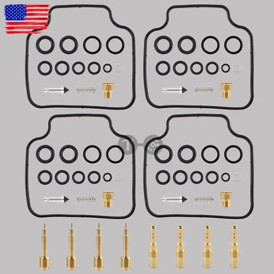 4 x Kit de reconstrucción de carburador CB650SC para Honda NightHawk 650 Carb 1983 1985 Foto 1 de 4
