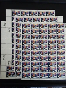 SKY LAB $.10 -ROUND THE BLOCK-FOUR SHEETS WITH SAME NUMBER IN DIFFERENT CORNERS - Picture 1 of 7