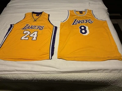 Коби Брайант LA Lakers пенсии церемонии раздачи Джерси 8 и 24 XL новый - Изображение 1 из 4