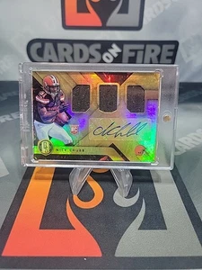 2018 Panini Gold Standard - Rookie Triple Jersey Autographs Nick Chubb #281 /75 - Picture 1 of 2