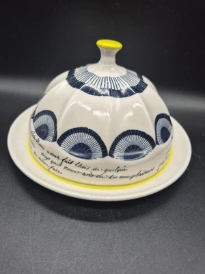 Anthropologie Domed French Butter Cheese Dish With Lid - Image 1 of 4