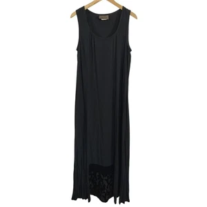Abito Spencer Alexis donna 10 maxi senza maniche velluto bordo burnout USA Whimsigot - Foto 1 di 11