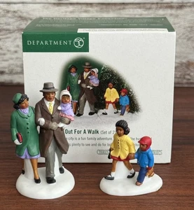 Dept. 56 Christmas In The City Family Out For A Walk #56.58995 2002 EXCELLENT! - Picture 1 of 8