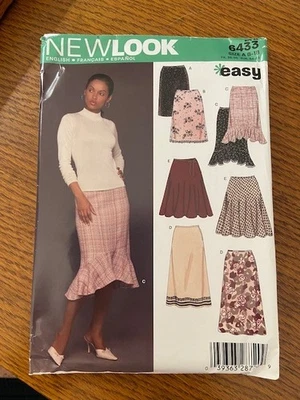 New Look 6433 Skirt Six Sizes Uncut Size A (8-18) - Image 1 of 2