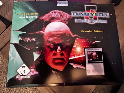 NEW-RARE-VINTAGE- Babylon 5 -Collectible Card Game Box-Premier  Edition - Image 1 of 4