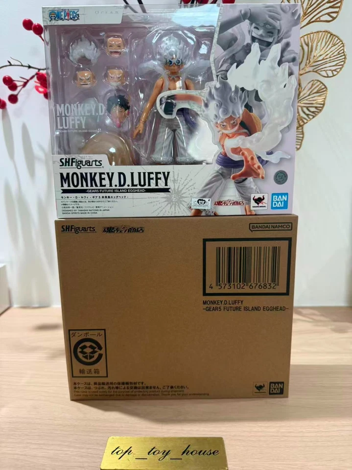 BANDAI S.H.FIGUARTS ONE PIECE MONKEY. D. LUFFY -GEAR5 FUTURE ISLAND EGGHEAD-