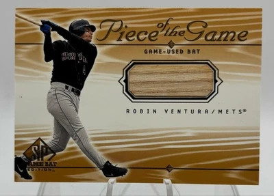 2001 Robin Ventura Upper Deck SP Game Bat Edition Piece of the Game - Image 1 of 2