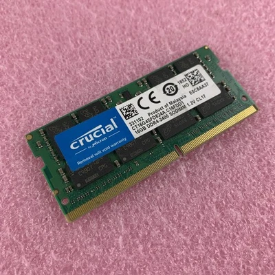 Crucial CT16G4SFD824A.C16FDD1 16 GB DDR4 240MHz PC4-19200 Laptop Memory RAM - Image 1 of 4