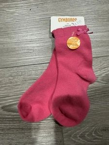 Gymboree Girls sz 3-4 Winter Cheer Pink Socks NWT - Picture 1 of 2