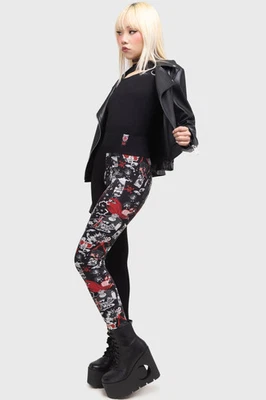 KILLSTAR Fighting Crime Leggings In Multi - Image 1 of 4
