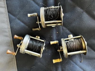 Carretes de fundición vintage (3) South Bend, Pflueger, Bronson Foto 1 de 2