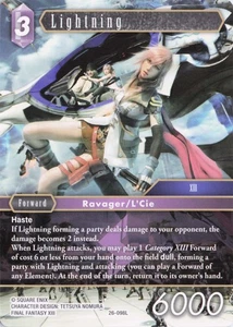 Lightning (26-098L), FF TCG - Gunslinger in the Abyss, Normal, Legend - Picture 1 of 2