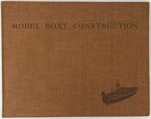 Model Boat Construction by Harvey A. Adam 1952 First Edition Hardcover Book - Picture 1 of 19