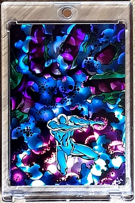 1992 Marvel Silver Surfer Prisma Karte 4 THE HERALD. - Bild 1 von 3