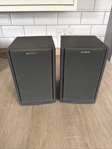 Pair Of SONY SS-H1200 Passive 3-Way Bookshelf Hi-Fi Speakers 6ohms 35W - C98 - Picture 1 of 14