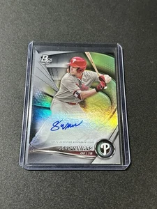 Jordan Viars 2022 Bowman Platinum Prospect Auto E2 - Bild 1 von 2