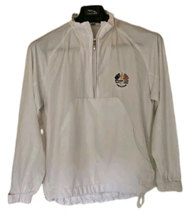 Ryder Cup 2006 Windbreaker K Club Womens UK 10 Quarter Zip White Green Lamb - Picture 1 of 16