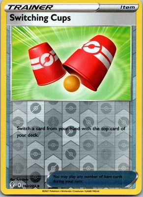 Switching Cups 162/203 SWSH07: Evolving Skies Uncommon Reverse Holo NM - Image 1 of 2