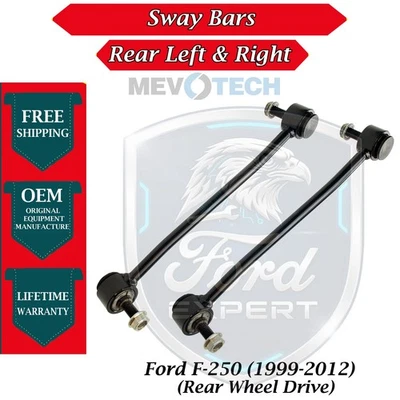 Eslabones de barra estabilizadora trasera OE nuevos para Ford F-250 Super Duty 1999-2012 garantía de por vida Foto 1 de 4