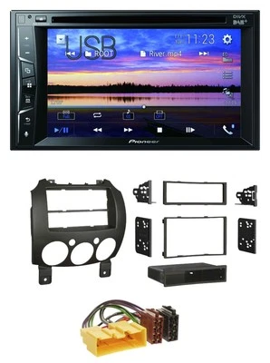 Pioneer Bluetooth 2DIN USB DVD DAB MP3 Autoradio für Mazda 2 (ab 2007) - Bild 1 von 4