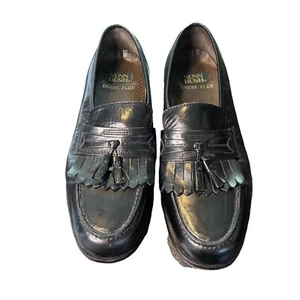 Nunn Bush Herren Schwarz Leder Kilt Quaste Elegant Schuhe Halbschuhe Größe 10,5 - Bild 1 von 6