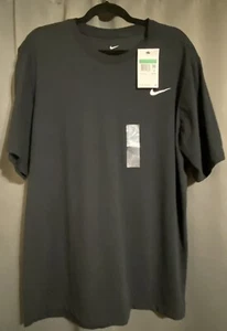 NWT Nike Men's Dri-Fit Short Sleeve Black T-Shirt - XL - Picture 1 of 4
