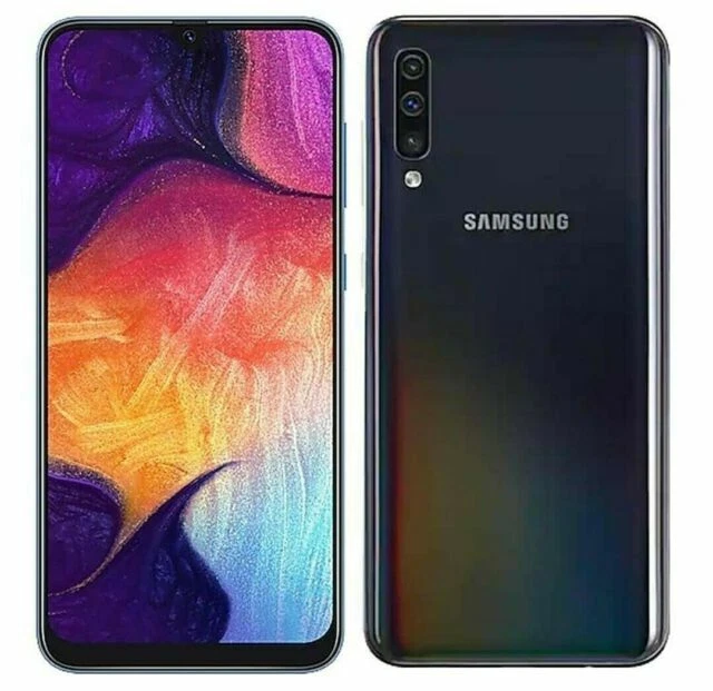 Samsung Galaxy A50 SM-A505U 64GB Memory 6.4" Screen Black Unlocked Open Box A++ - Image 1 of 1