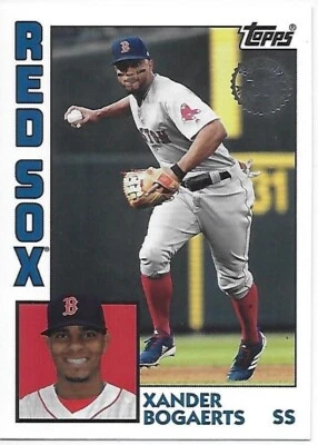2019 Topps Update Baseball '84 Topps Xander Bogaerts Red Sox - Image 1 of 2