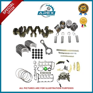 LAND ROVER JAGUAR AJ200 204DTD 2.0 DIESEL CRANKSHAFT+OIL PUMP+ENGINE REBUILD KIT - Picture 1 of 4