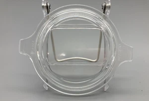 Vintage Pyrex clear glass replacement lid 680 C-13 tab handles casserole bowl - Picture 1 of 5