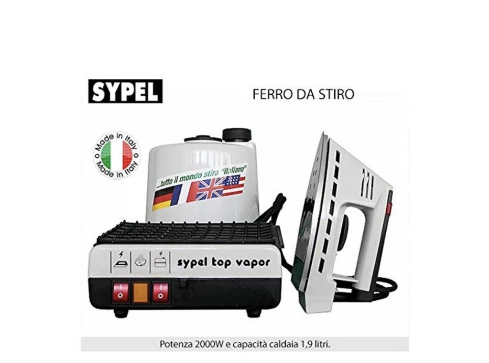 FERRO DA STIRO TOP VAPOR A CALDAIA 2000W NUOVO CON GARANZIA ITALIANA
