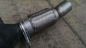 BMW 520d 2.0TD E60,E61 exhaust flexi flex repair pipe for front pipe M47N2 eng - Afbeelding 1 van 5