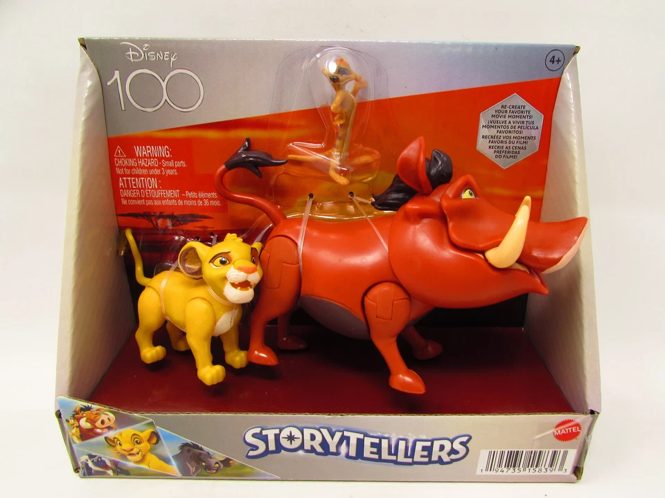 Storytellers The Lion King Hakuna Matata Pack 2022 Disney 100 Mattel