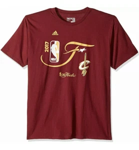 adidas NBA Cleveland Cavaliers Men's Finals Statement Go to Short Sleeve Tee, XL - Picture 1 of 1