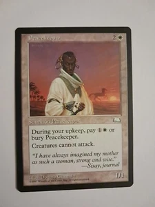 Peacekeeper LP MTG Magic the Gathering Weatherlight Reserved List - Picture 1 of 6
