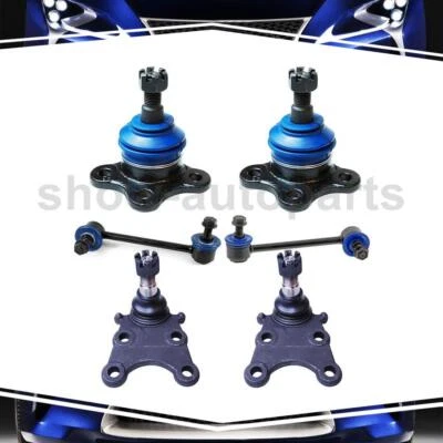 Kit de 6 enlaces de barra estabilizadora delantera + rótula superior e inferior para Isuzu 1998-2000 Foto 1 de 4