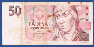 BILLET DE BANQUE DE TCHEQUIE.50 KORUN Pick n° 17 de 1997 en TTB C10 288707 - Bild 1 von 2